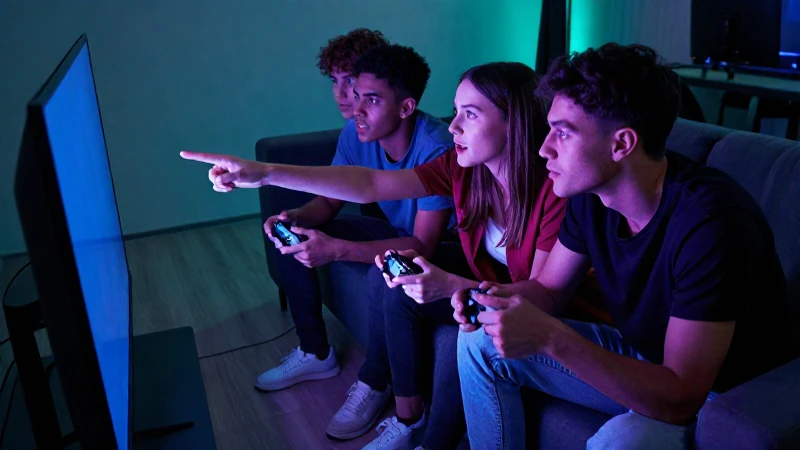 Amigos gamers: aventura futurista cooperativa intensa